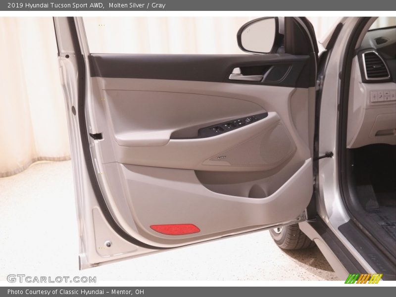 Molten Silver / Gray 2019 Hyundai Tucson Sport AWD
