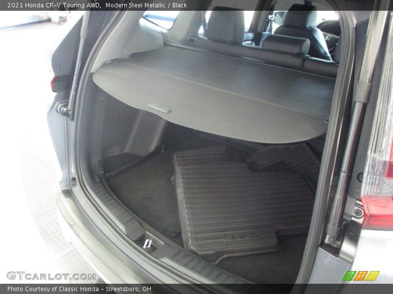 Modern Steel Metallic / Black 2021 Honda CR-V Touring AWD