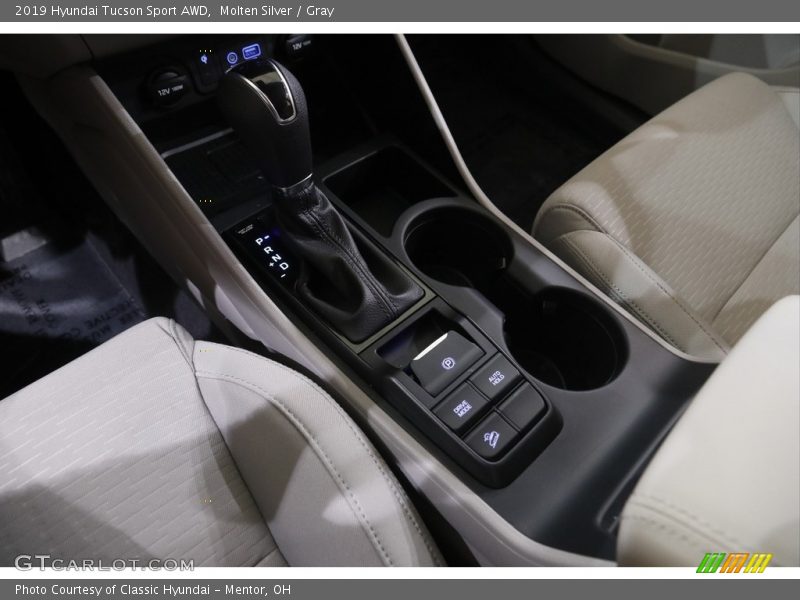 Molten Silver / Gray 2019 Hyundai Tucson Sport AWD