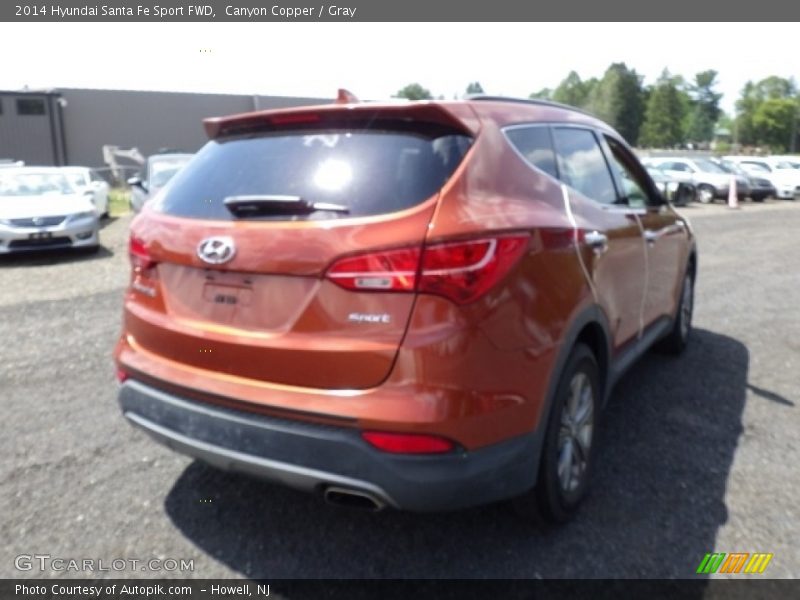 Canyon Copper / Gray 2014 Hyundai Santa Fe Sport FWD