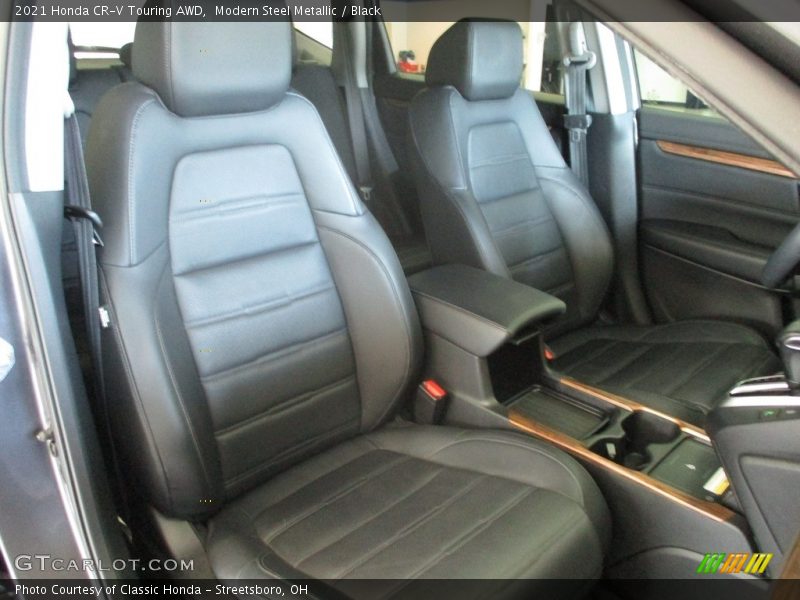 Modern Steel Metallic / Black 2021 Honda CR-V Touring AWD