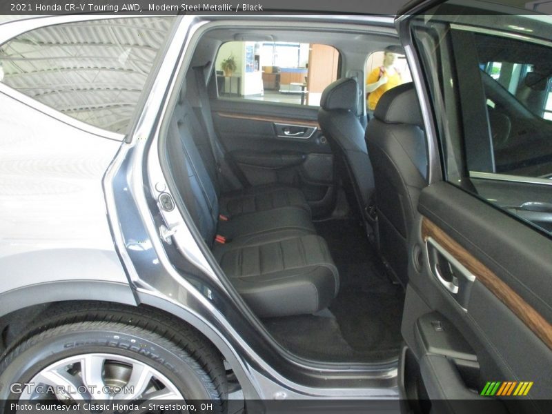 Modern Steel Metallic / Black 2021 Honda CR-V Touring AWD