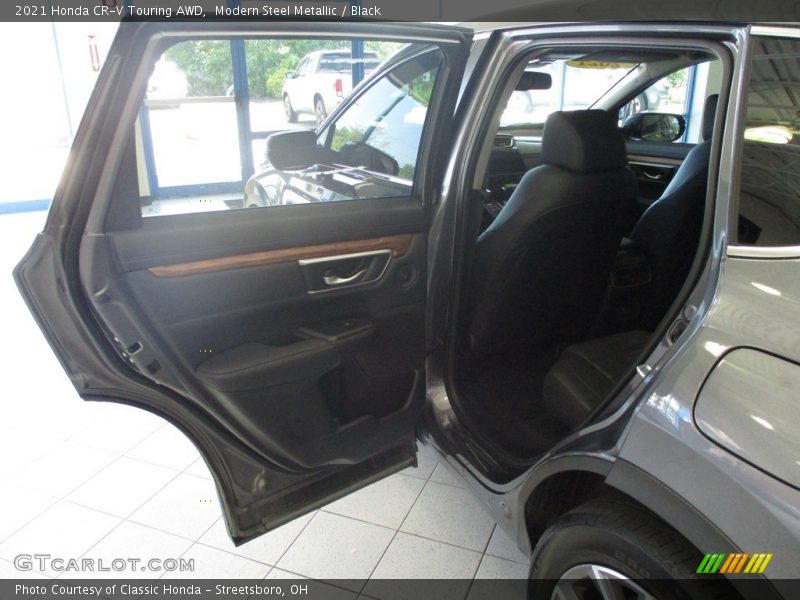 Modern Steel Metallic / Black 2021 Honda CR-V Touring AWD