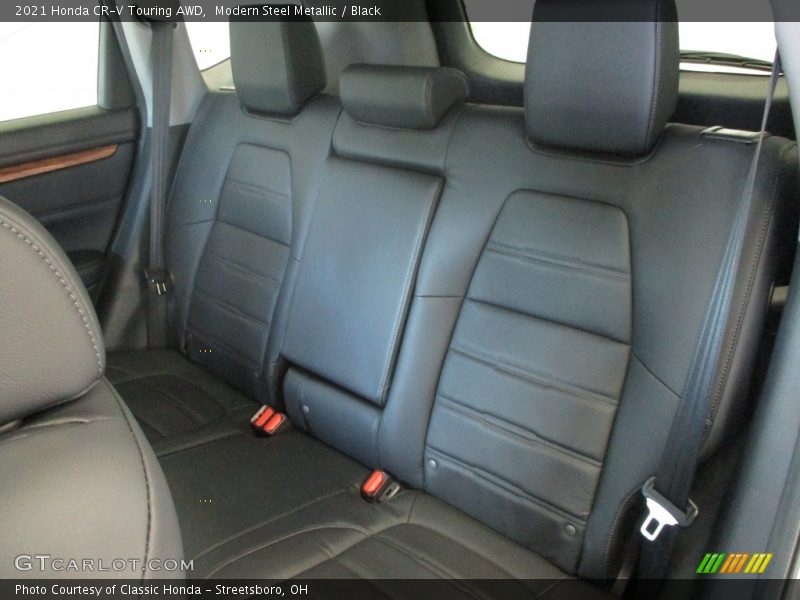 Modern Steel Metallic / Black 2021 Honda CR-V Touring AWD