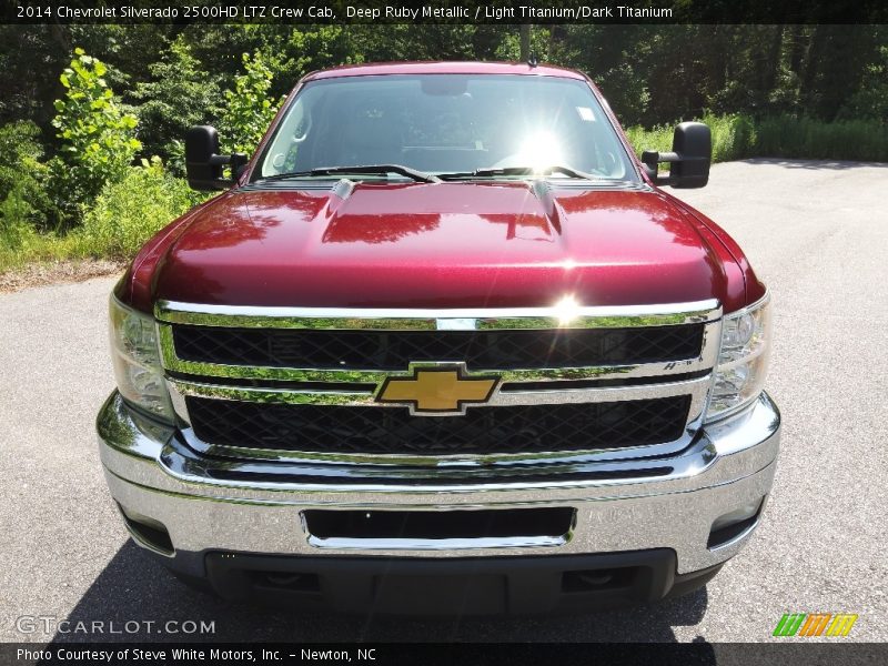 Deep Ruby Metallic / Light Titanium/Dark Titanium 2014 Chevrolet Silverado 2500HD LTZ Crew Cab