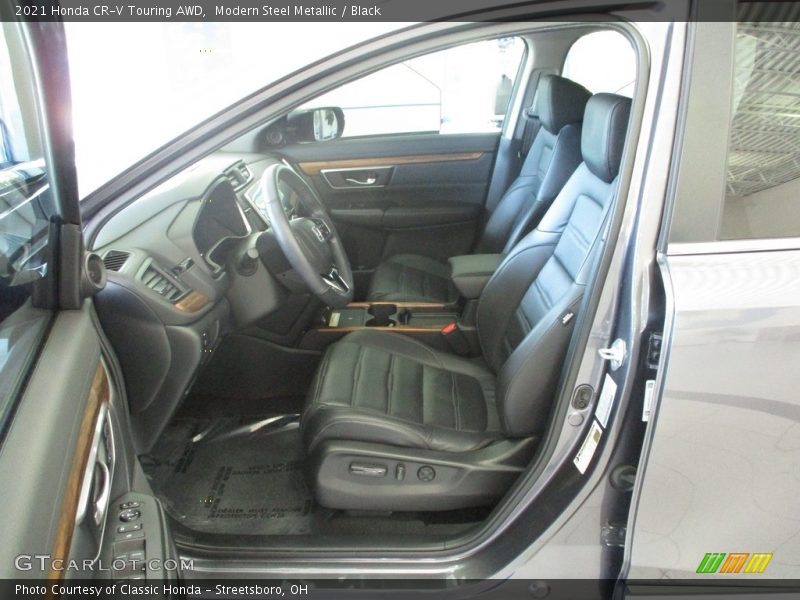 Modern Steel Metallic / Black 2021 Honda CR-V Touring AWD