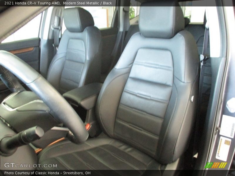 Modern Steel Metallic / Black 2021 Honda CR-V Touring AWD