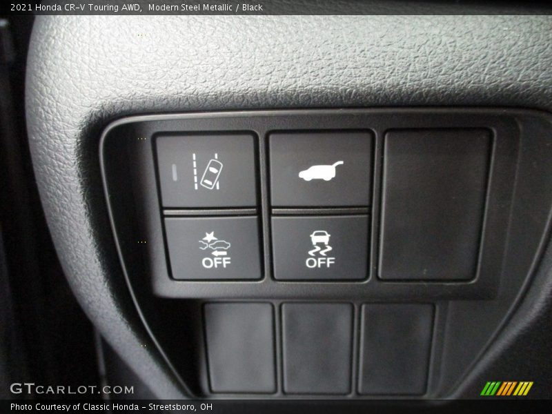 Modern Steel Metallic / Black 2021 Honda CR-V Touring AWD