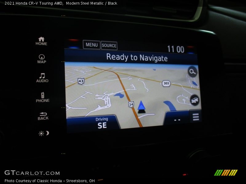 Modern Steel Metallic / Black 2021 Honda CR-V Touring AWD