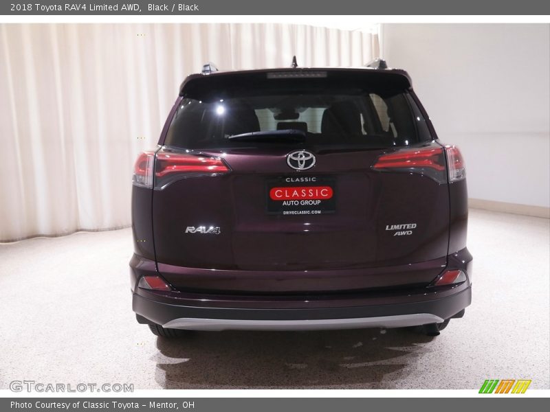 Black / Black 2018 Toyota RAV4 Limited AWD