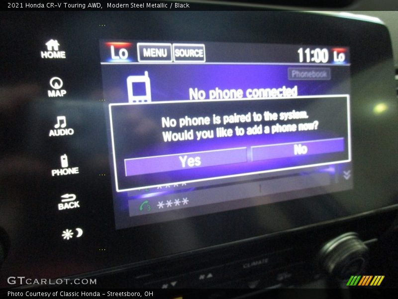 Modern Steel Metallic / Black 2021 Honda CR-V Touring AWD