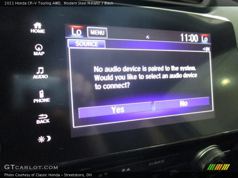 Modern Steel Metallic / Black 2021 Honda CR-V Touring AWD