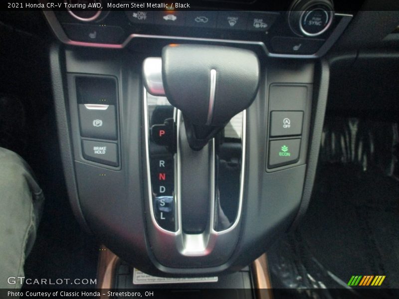 Modern Steel Metallic / Black 2021 Honda CR-V Touring AWD