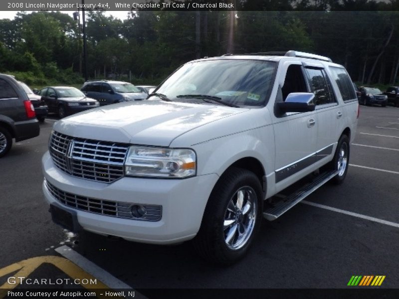 White Chocolate Tri Coat / Charcoal Black 2008 Lincoln Navigator Luxury 4x4