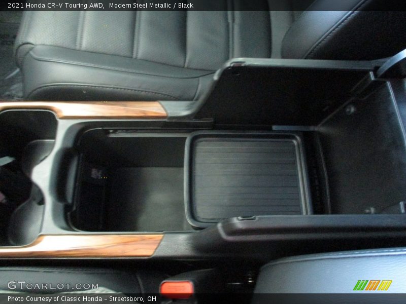 Modern Steel Metallic / Black 2021 Honda CR-V Touring AWD