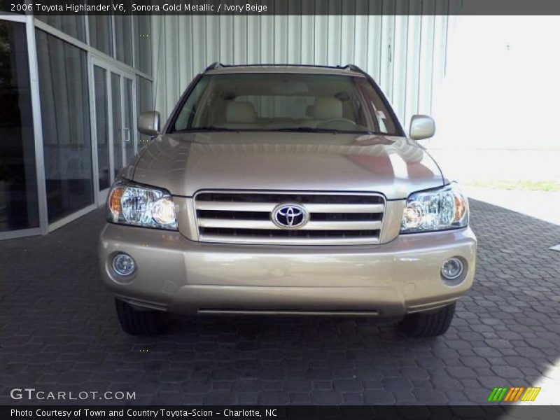 Sonora Gold Metallic / Ivory Beige 2006 Toyota Highlander V6