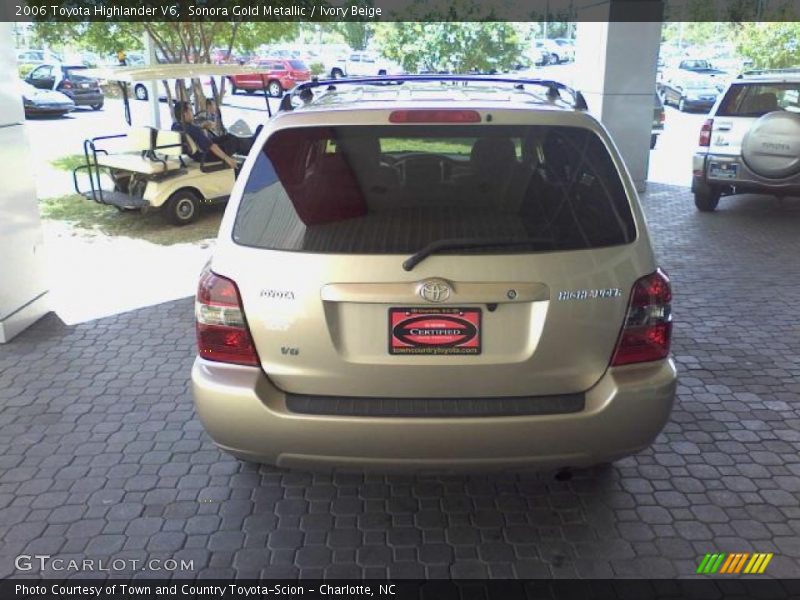 Sonora Gold Metallic / Ivory Beige 2006 Toyota Highlander V6