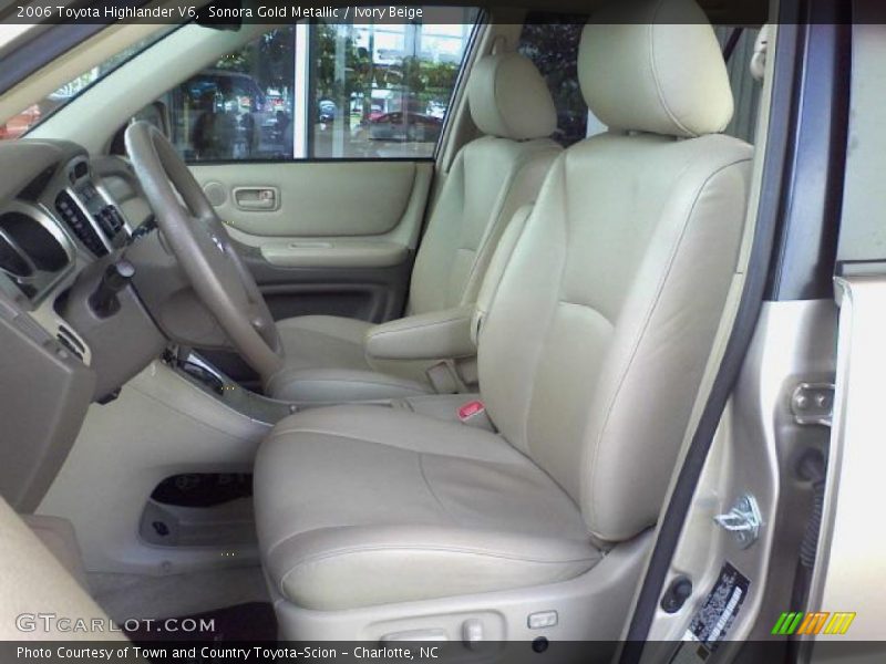 Sonora Gold Metallic / Ivory Beige 2006 Toyota Highlander V6
