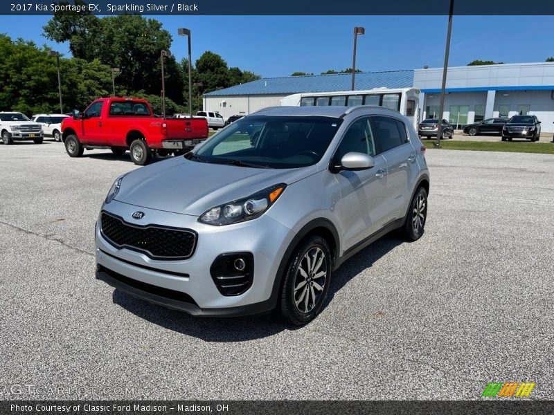 Sparkling Silver / Black 2017 Kia Sportage EX