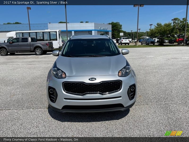 Sparkling Silver / Black 2017 Kia Sportage EX
