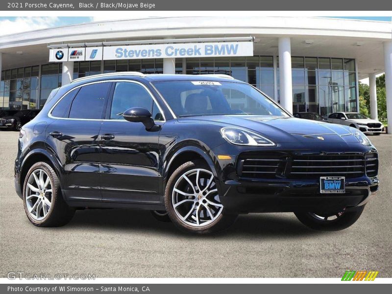 Black / Black/Mojave Beige 2021 Porsche Cayenne
