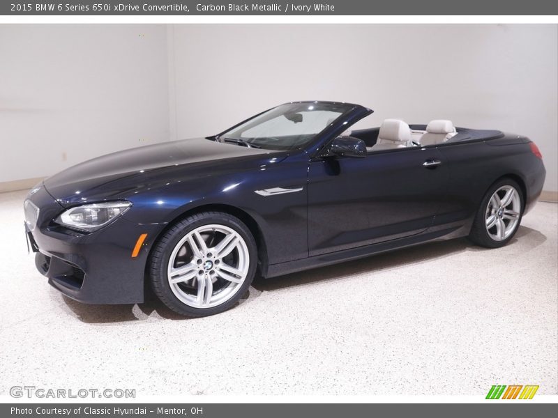  2015 6 Series 650i xDrive Convertible Carbon Black Metallic