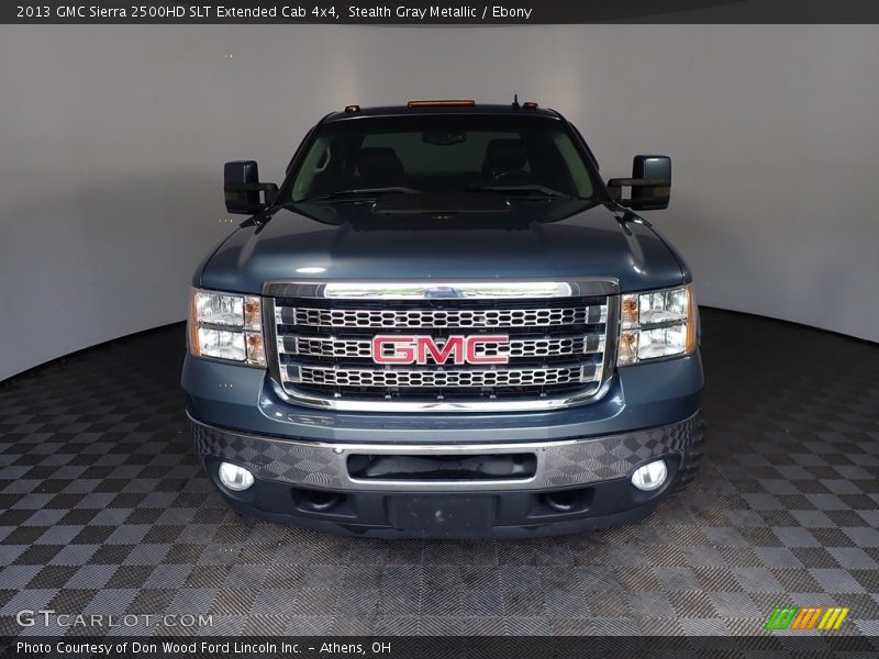 Stealth Gray Metallic / Ebony 2013 GMC Sierra 2500HD SLT Extended Cab 4x4