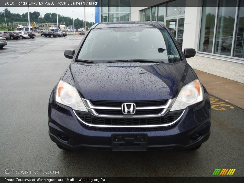 Royal Blue Pearl / Black 2010 Honda CR-V EX AWD