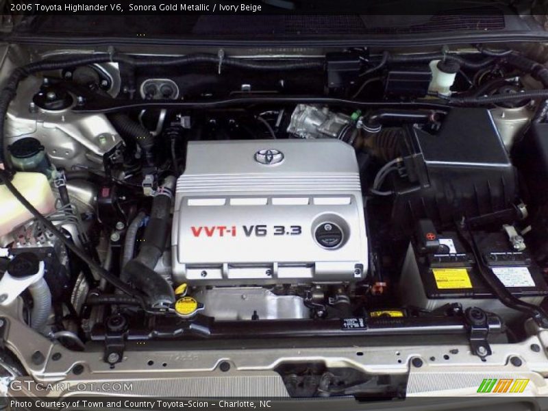 Sonora Gold Metallic / Ivory Beige 2006 Toyota Highlander V6