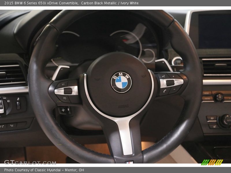  2015 6 Series 650i xDrive Convertible Steering Wheel
