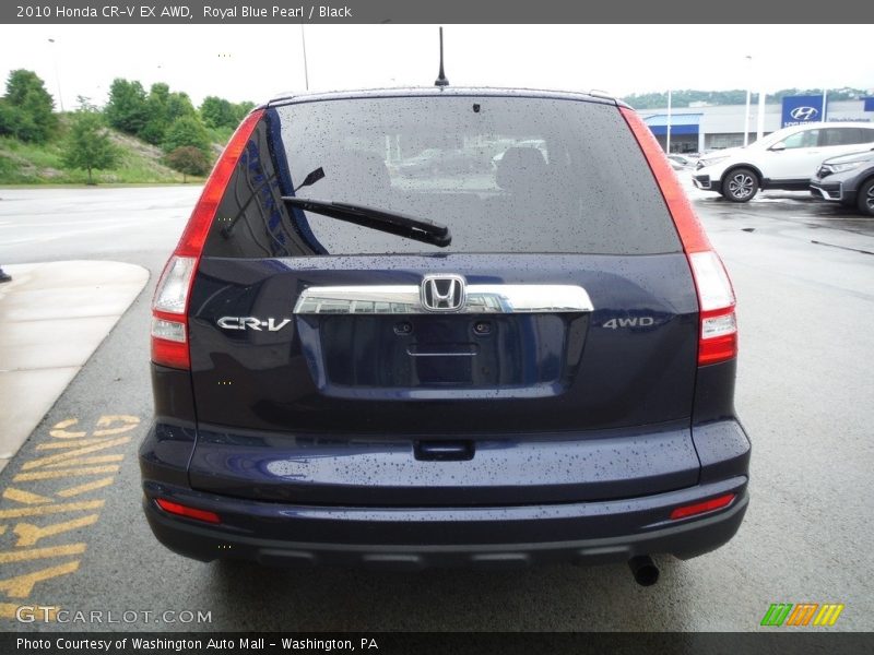 Royal Blue Pearl / Black 2010 Honda CR-V EX AWD
