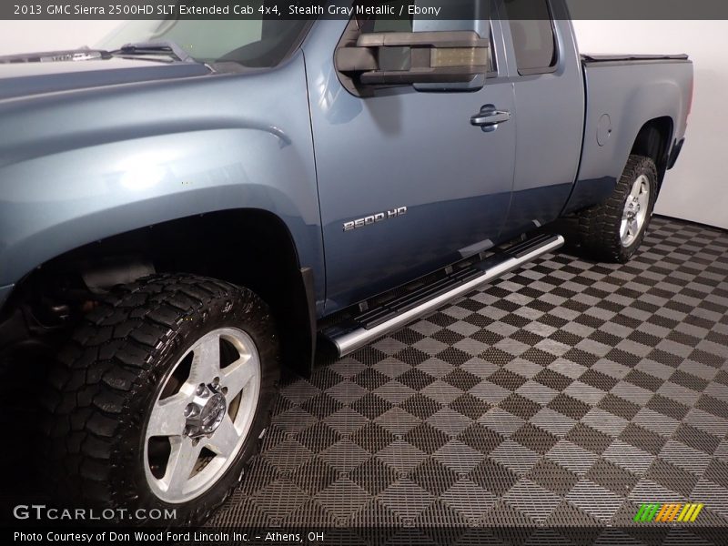 Stealth Gray Metallic / Ebony 2013 GMC Sierra 2500HD SLT Extended Cab 4x4