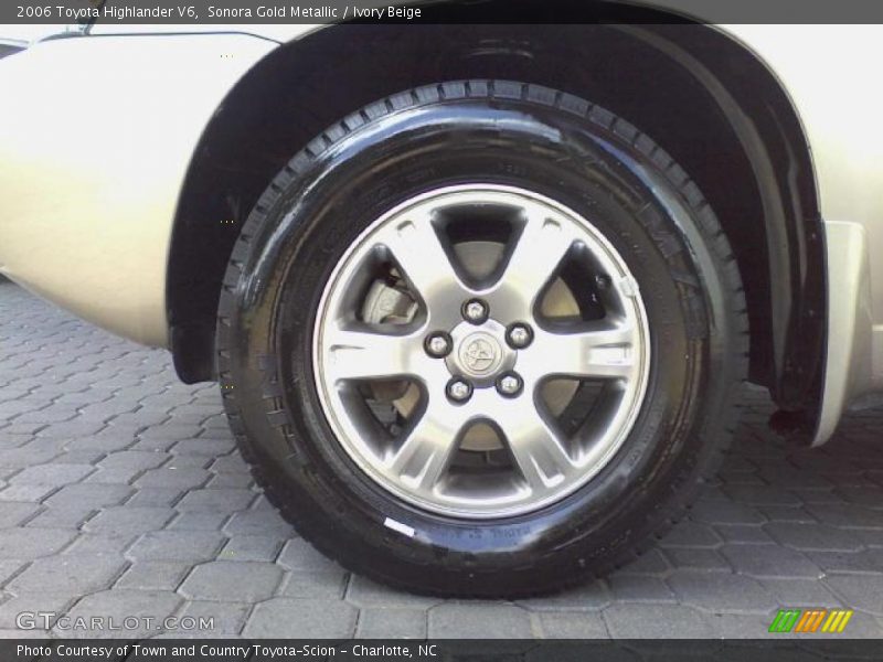 Sonora Gold Metallic / Ivory Beige 2006 Toyota Highlander V6