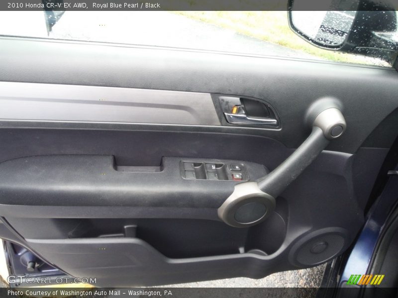Royal Blue Pearl / Black 2010 Honda CR-V EX AWD
