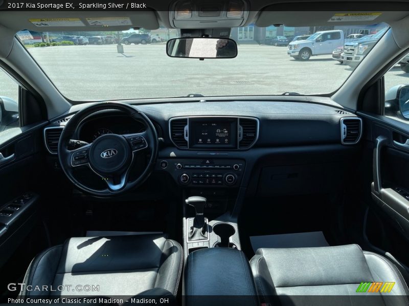 Sparkling Silver / Black 2017 Kia Sportage EX