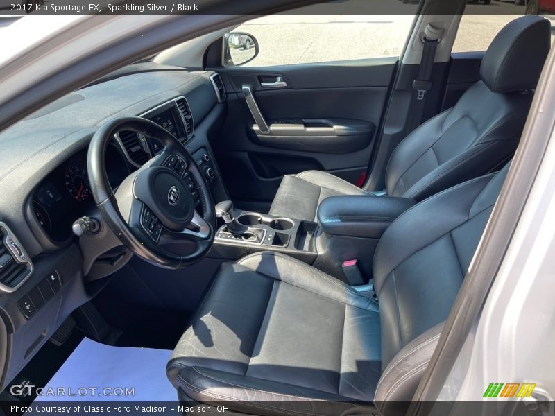 Sparkling Silver / Black 2017 Kia Sportage EX