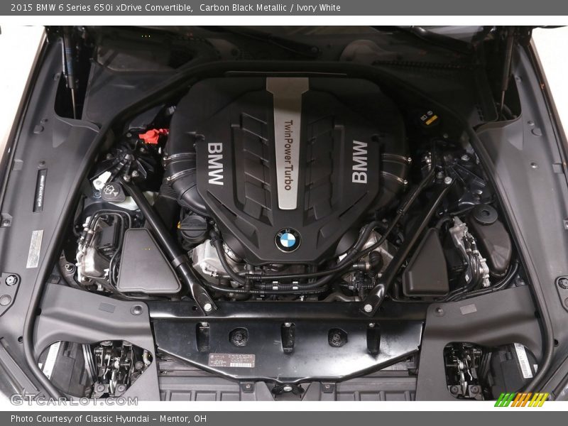  2015 6 Series 650i xDrive Convertible Engine - 4.4 Liter TwinPower Turbocharged DI DOHC 32-Valve VVT V8