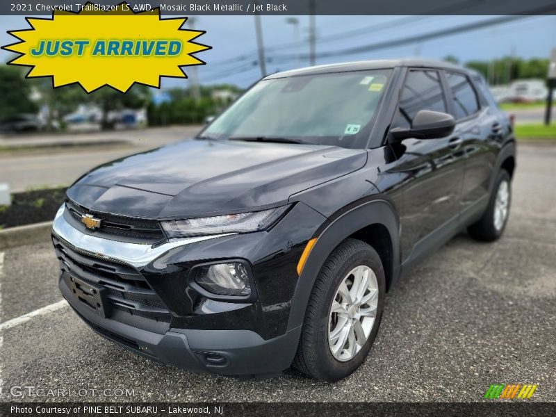 Mosaic Black Metallic / Jet Black 2021 Chevrolet TrailBlazer LS AWD
