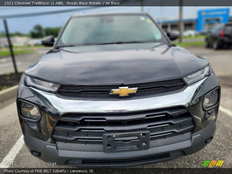 Mosaic Black Metallic / Jet Black 2021 Chevrolet TrailBlazer LS AWD