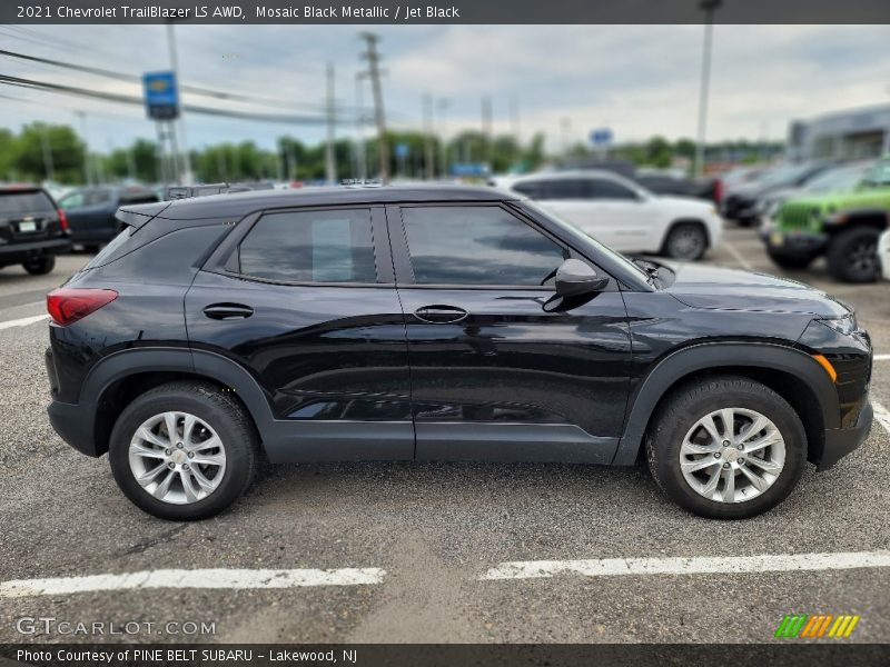 Mosaic Black Metallic / Jet Black 2021 Chevrolet TrailBlazer LS AWD