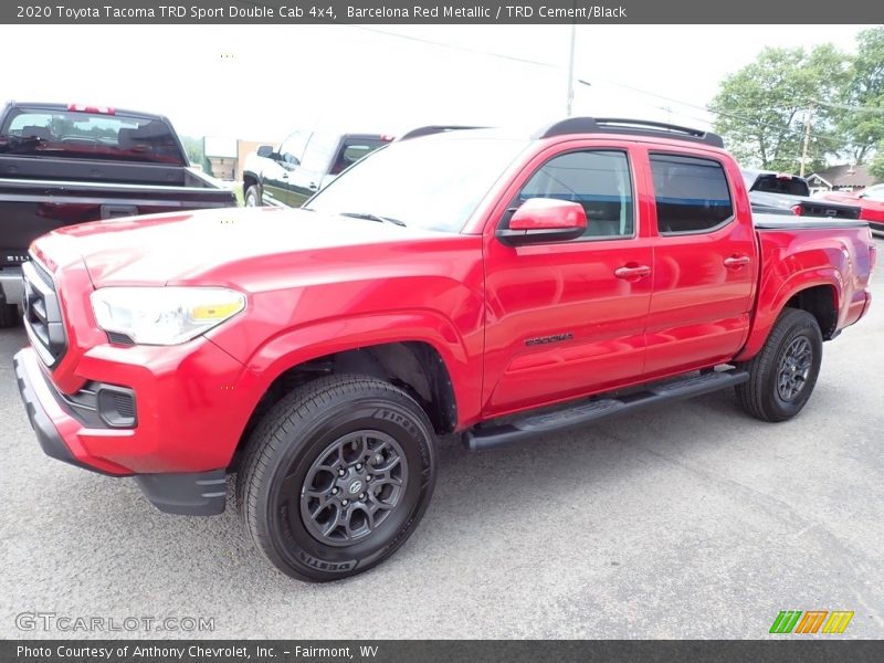 Front 3/4 View of 2020 Tacoma TRD Sport Double Cab 4x4