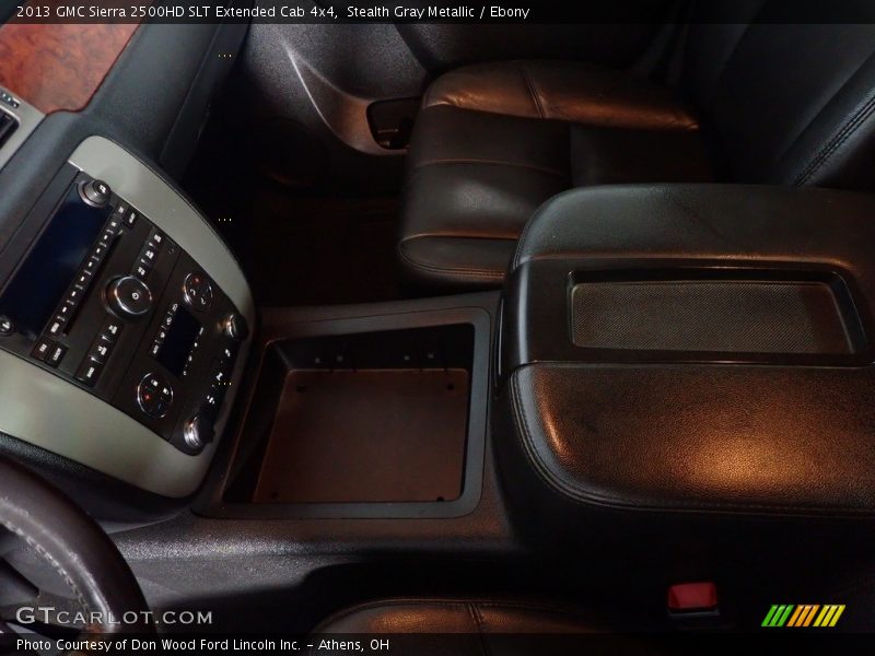 Stealth Gray Metallic / Ebony 2013 GMC Sierra 2500HD SLT Extended Cab 4x4