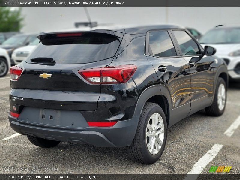 Mosaic Black Metallic / Jet Black 2021 Chevrolet TrailBlazer LS AWD