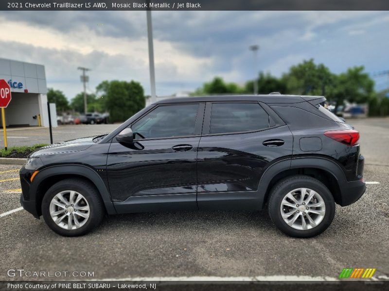 Mosaic Black Metallic / Jet Black 2021 Chevrolet TrailBlazer LS AWD