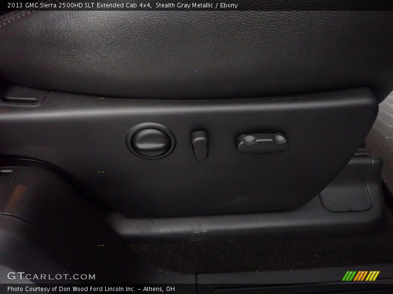 Stealth Gray Metallic / Ebony 2013 GMC Sierra 2500HD SLT Extended Cab 4x4