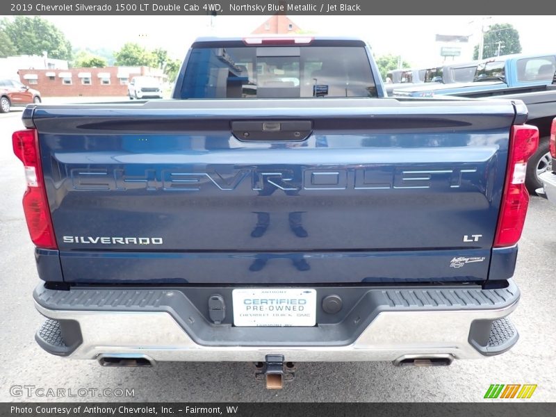 Northsky Blue Metallic / Jet Black 2019 Chevrolet Silverado 1500 LT Double Cab 4WD