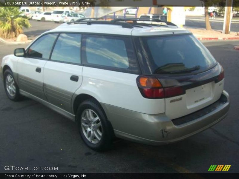 White Birch / Gray 2000 Subaru Outback Wagon