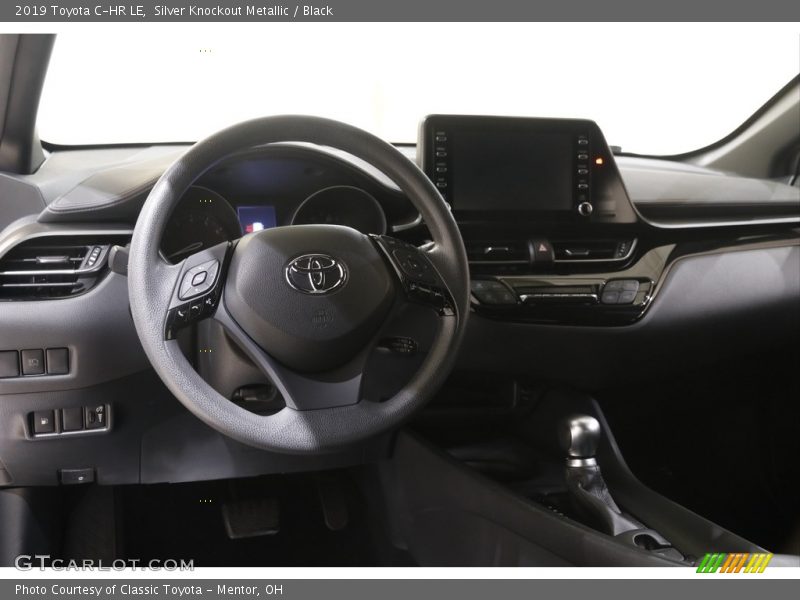 Silver Knockout Metallic / Black 2019 Toyota C-HR LE