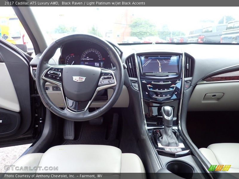 Black Raven / Light Platinum w/Jet Black Accents 2017 Cadillac ATS Luxury AWD