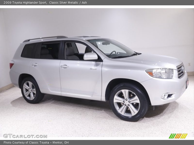 Classic Silver Metallic / Ash 2009 Toyota Highlander Sport